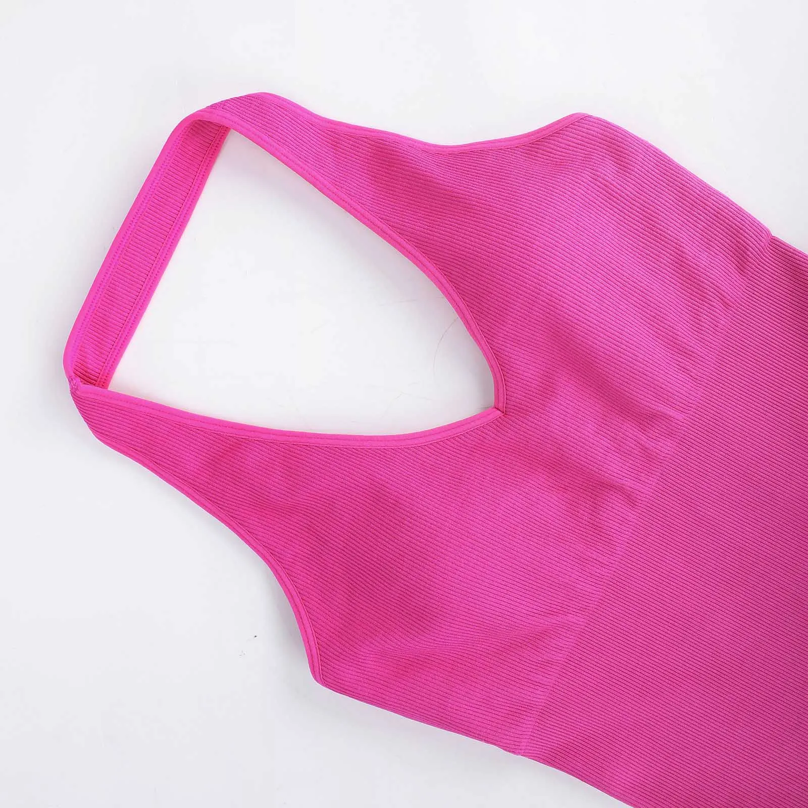 Wholesale Seamless Halter Neck Deep U Outer Wear Body Shaper Shapewear