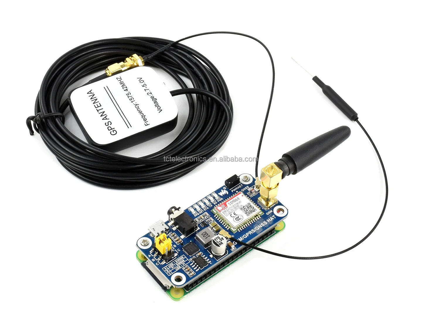 Raspberry Pi GSM/GPRS/GNSS Expansion Board - SIM868 Module