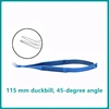 Duckbill-style 45-degree angle