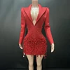 Rouge avec des diamants rouges