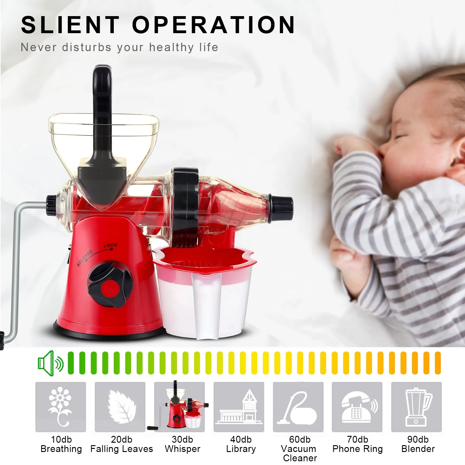 Portable Pomegranate Blender Juicer Hand Press Citrus Mini Juicer Extractor Manual Fruit Juicer Made of Durable Plastic