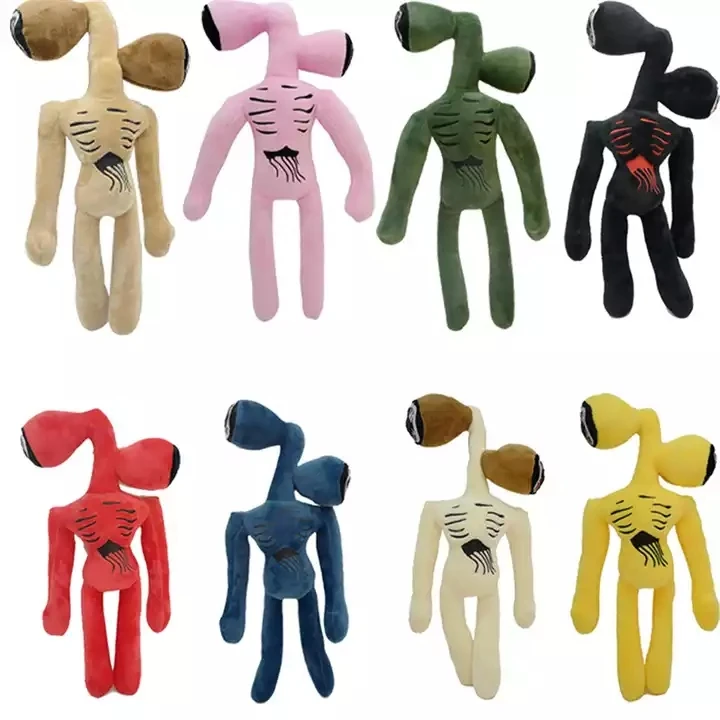 Botu Toy Siren Head Plush Toys White Black Sirenhead Stuffed Doll