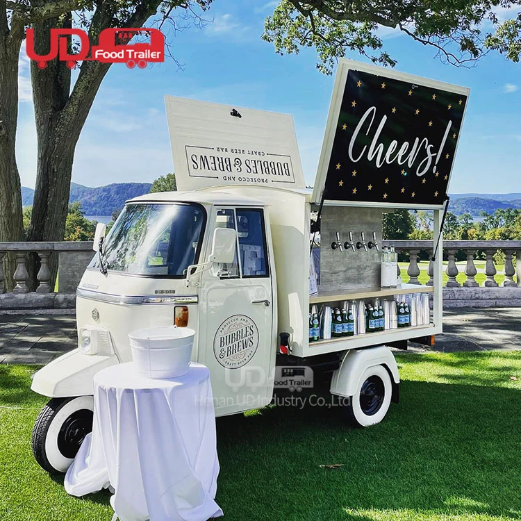 Beautiful Catering Beer Bar Vintage Snack Food Van Ice Cream Cart Mobile Bar Truck for Events