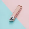 Pink slanted opening