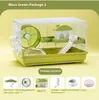 Moss Green (with large deck + running wheel hut)
