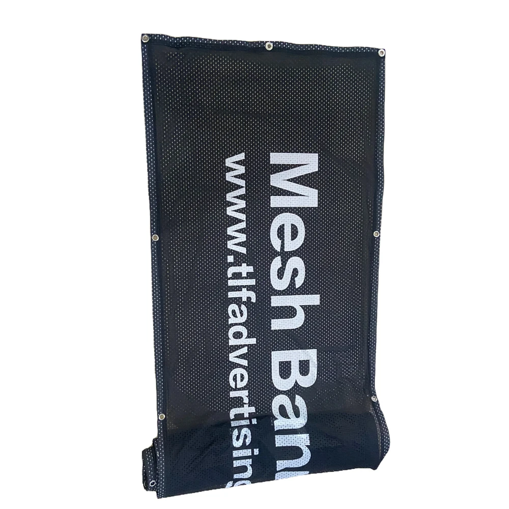 Customized Logo Advertising Branding  Display Polyester Fabric Sponsor Banner for Events