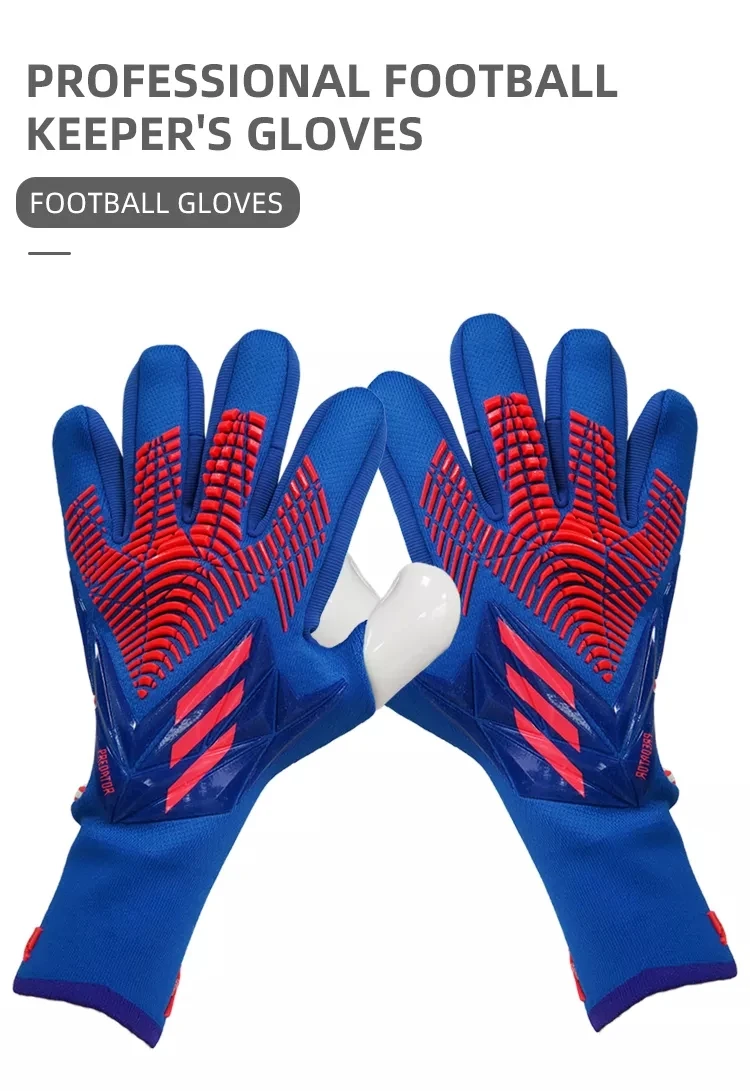 Hot Sale Goalkeeper Gloves Professional Protect 4mm Latex 3d Knitting ...