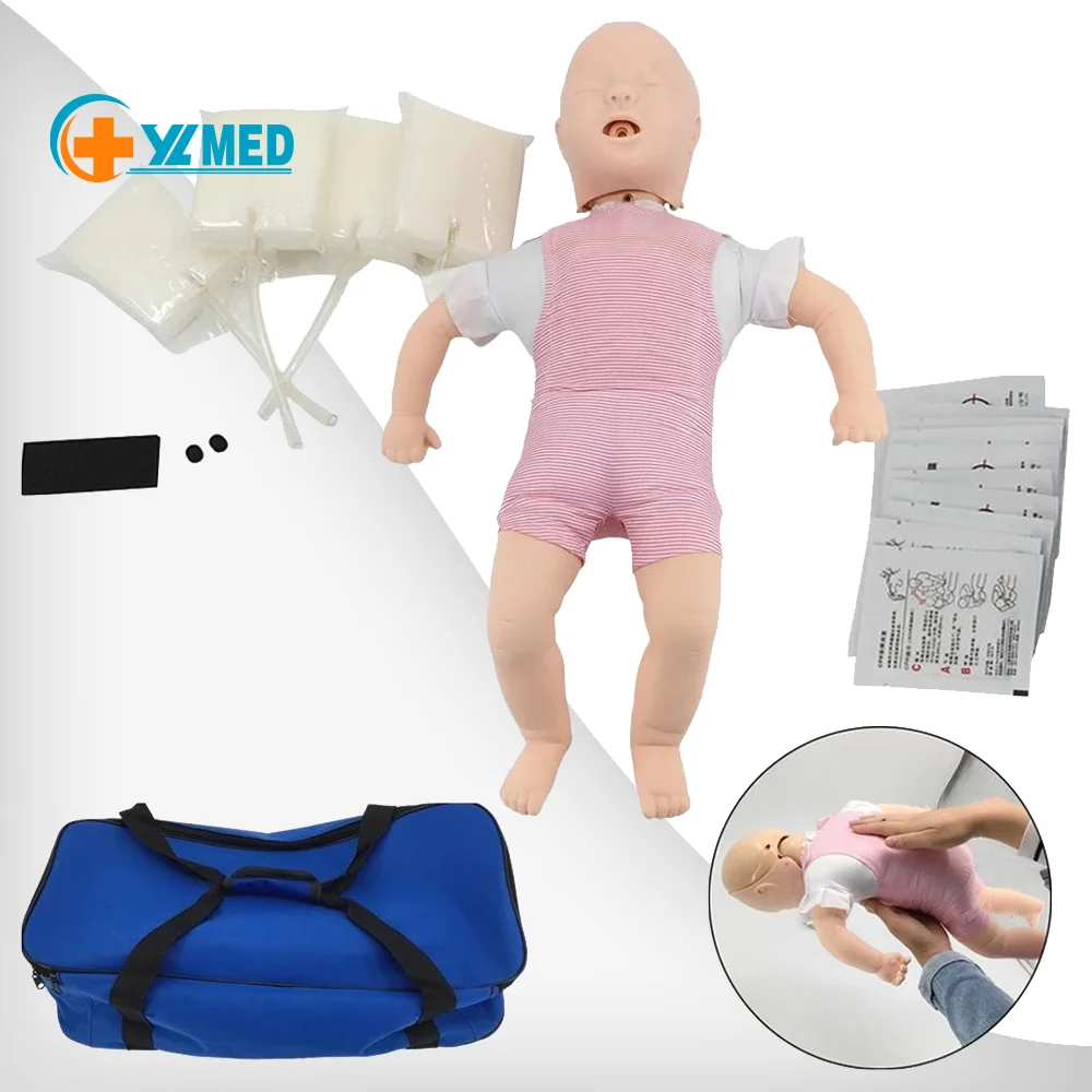 Medical Science PVC First Aid Training Doll 150 Infant and Airway Obstruction Manikin Model for Nurse Training Child Nursing Cpr