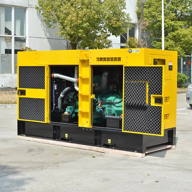 Silent Type 1 Phase Ac Generator Set 75 kw diesel Generator 90kva 100kva volvo Power Generator 100 Kva