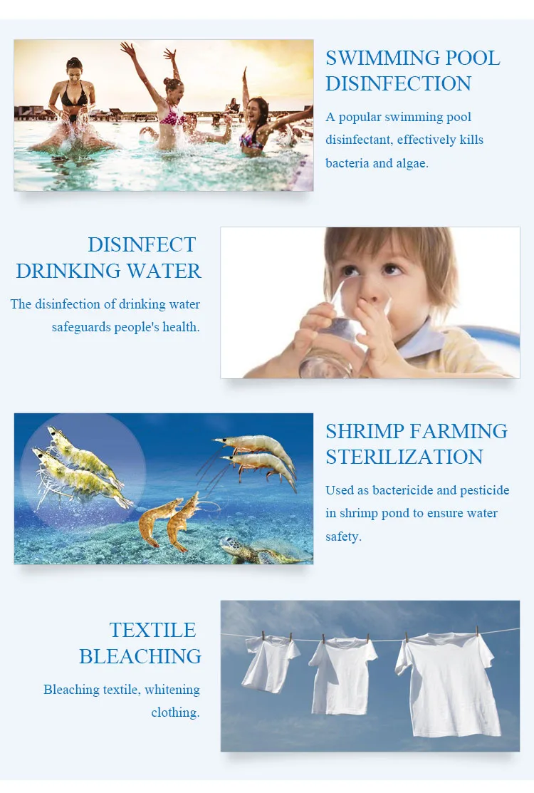 application chlorine