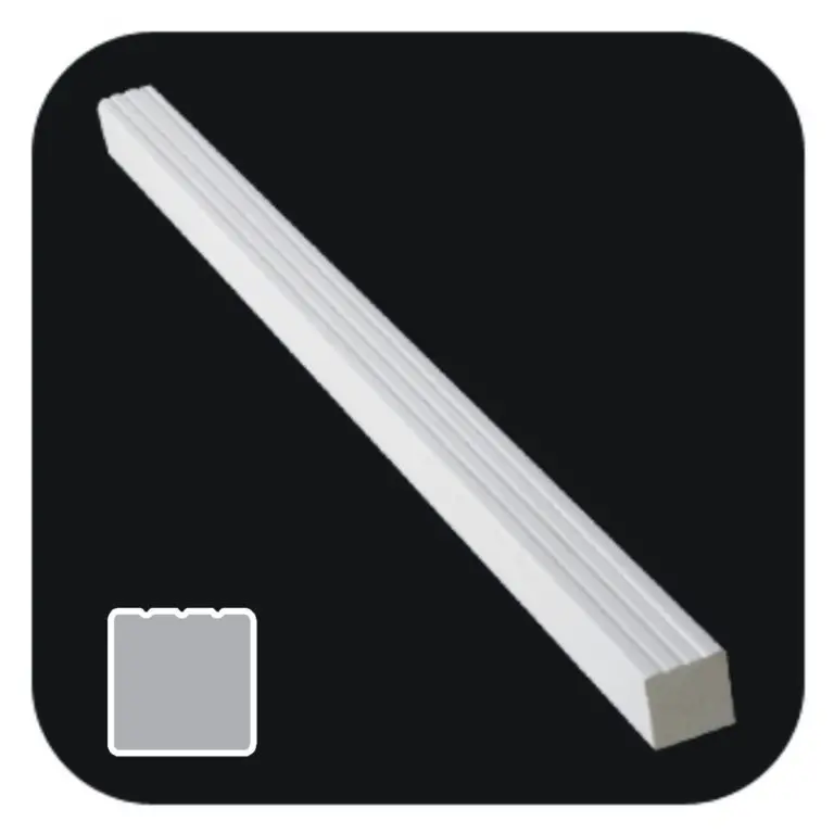 White Vinyl Moulding - Durable PVC Door Trim Solutions