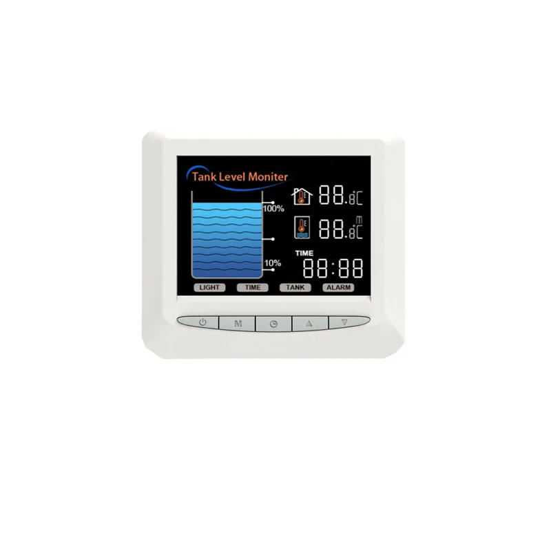 Ultrasonic Sensor with Temperature Display Over Head Tank Water Level Sensor