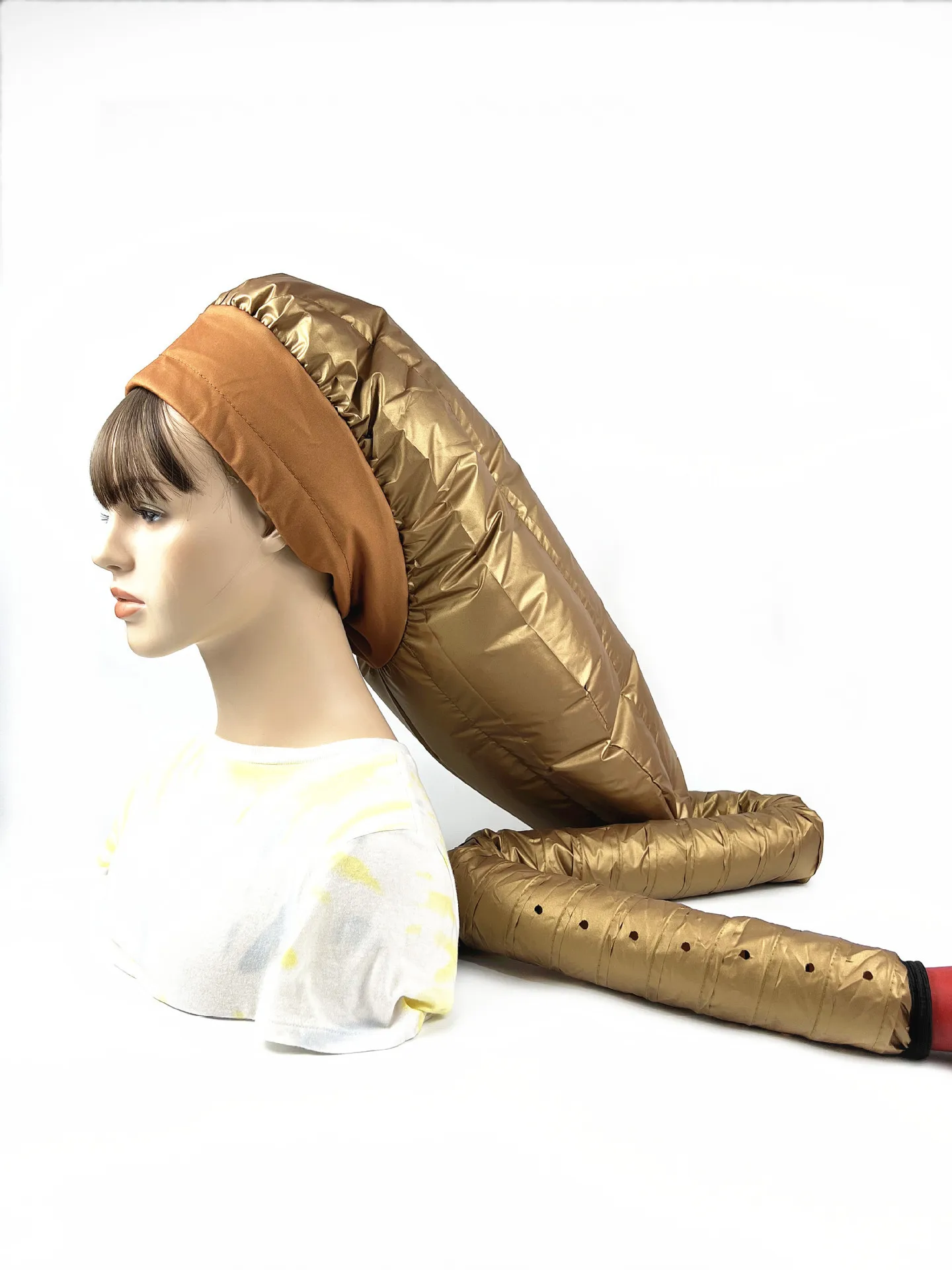 Sliver/pink Steamer Home Hair Dryer Easy Use Soft Salon Modelling Adjustable Hair Drying