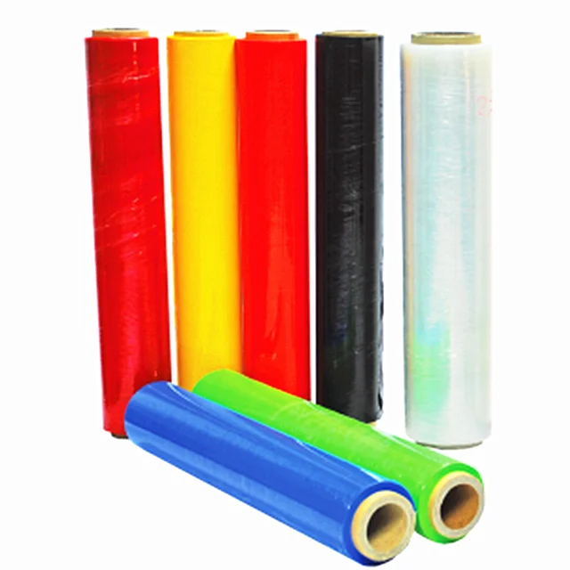 black plastic roll stretch film for carton pallet packing