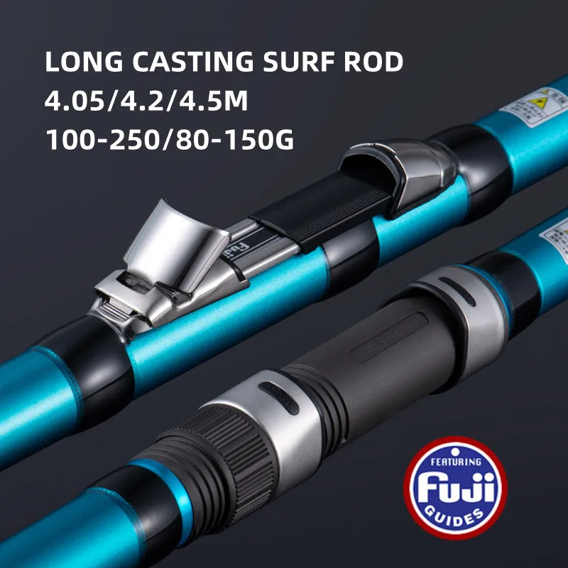 Lurekiller Japan Full Fuji Surf Rod 4.20M 46T Carbon 3 Sections  80-150G/100-250G Surf casting rods Fishing Rod