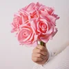 Bouquet di rose a 5 teste, rosa intenso