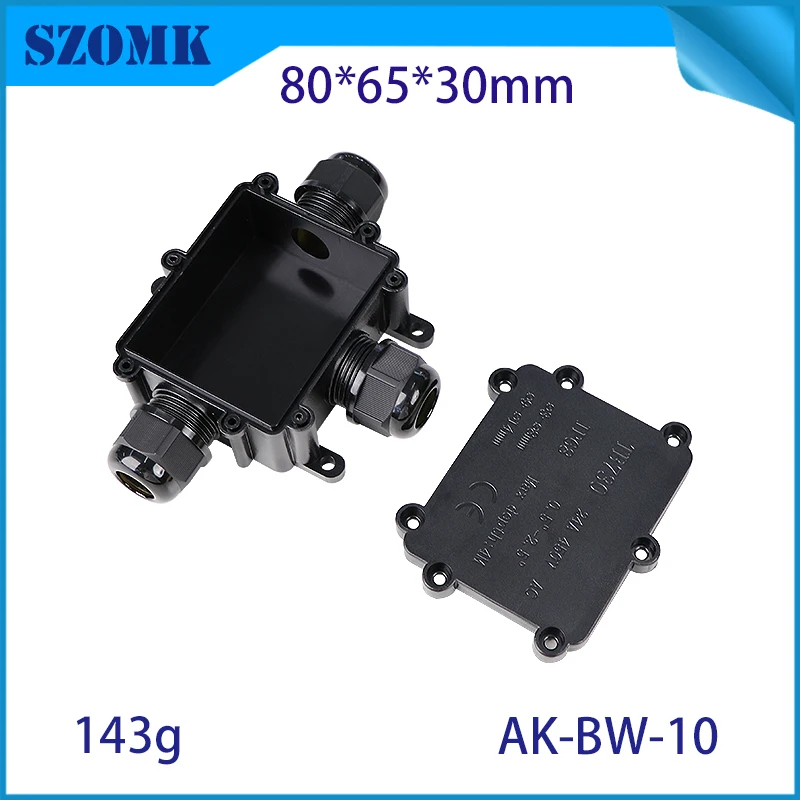 IP68 Waterproof Junction Box - 1 In, 1 Out / 1 In, 2 Out (2-Way / 3-Way - Foto 3