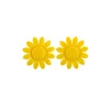 sunflower Focal bead Yellow SA12