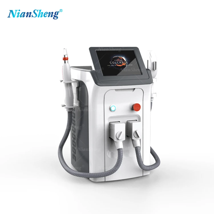 3 в 1 OPT RF PICO IPL 1064nm Picosecond Laser для спа Портативный лазерный диод оборудование для красоты 808 машина для удаления волос