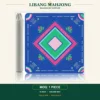 Tapis de Mahjong 16 bleu