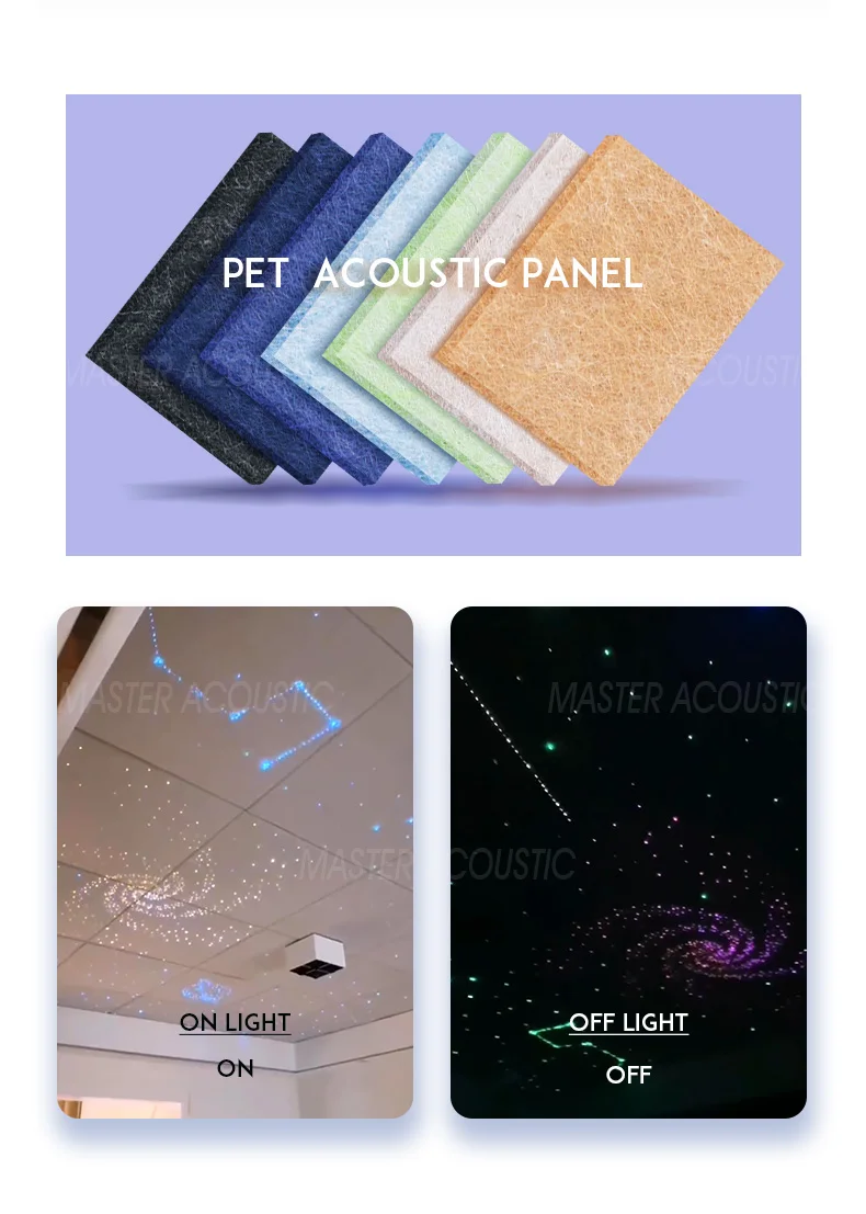 MASTER ACOUSTIC LED Optic Fibre Light Ceiling Panels