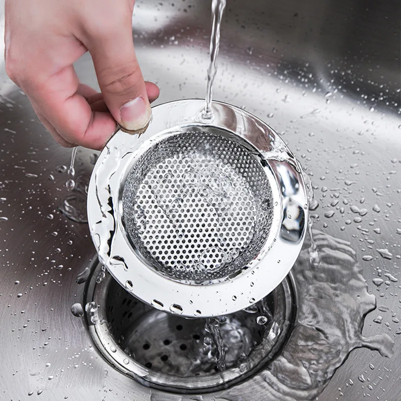 Custom Stainless Steel Sink Drain Strainer Prevent Clogging Fast Flow