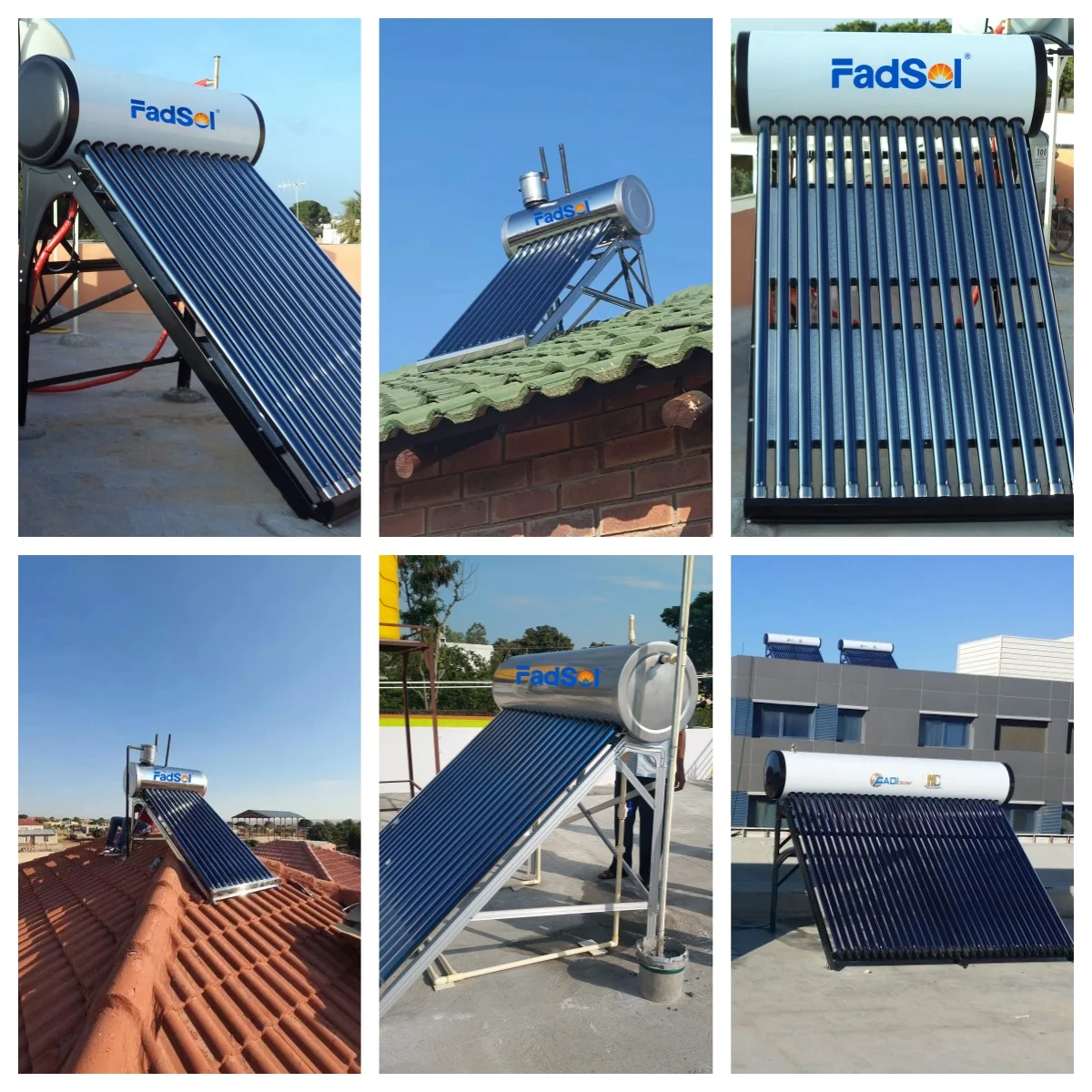 Solar Water Heater 300L Non-Pressurized Solar Water Heater System for Home Hotel or Commercial manufacture