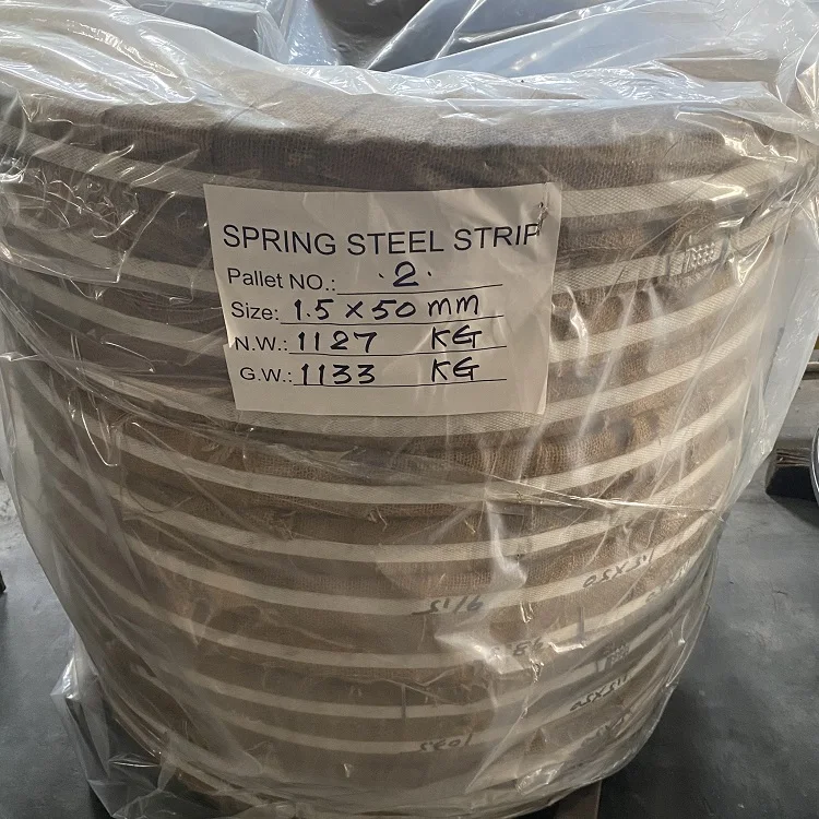 High Strength Full Hard Quenched 55cr3 Spring Steel Strip Band For