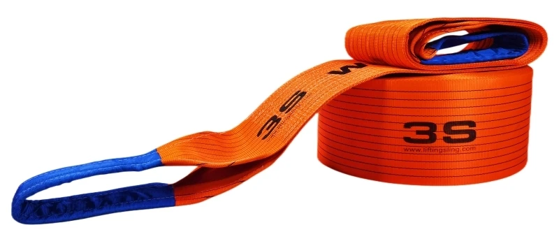 1t ~ 12t Polyester Flat Webbing Sling For Lifting With Tuv Ce Gs ...