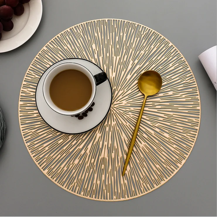 Luxurious Gold Round Placemat For Table Decorating - Buy Luxurious ...