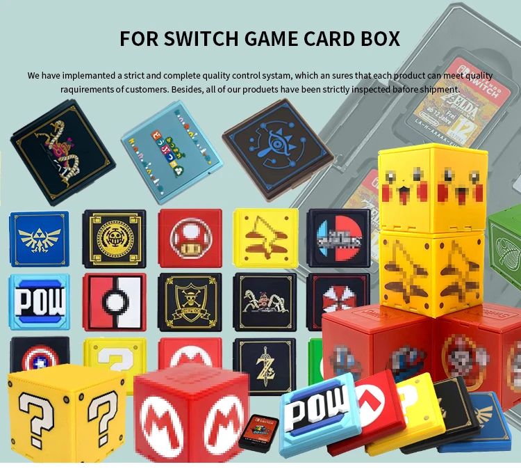 Estuche de tarjetas SD 16 en 1 para Nintendo Switch NS.