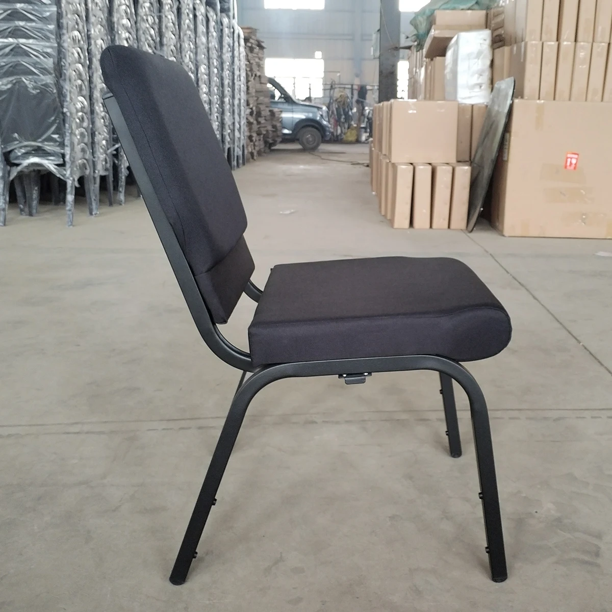 Wholesale cheap stackable interlocking church chair for sale, View cheap church chair church