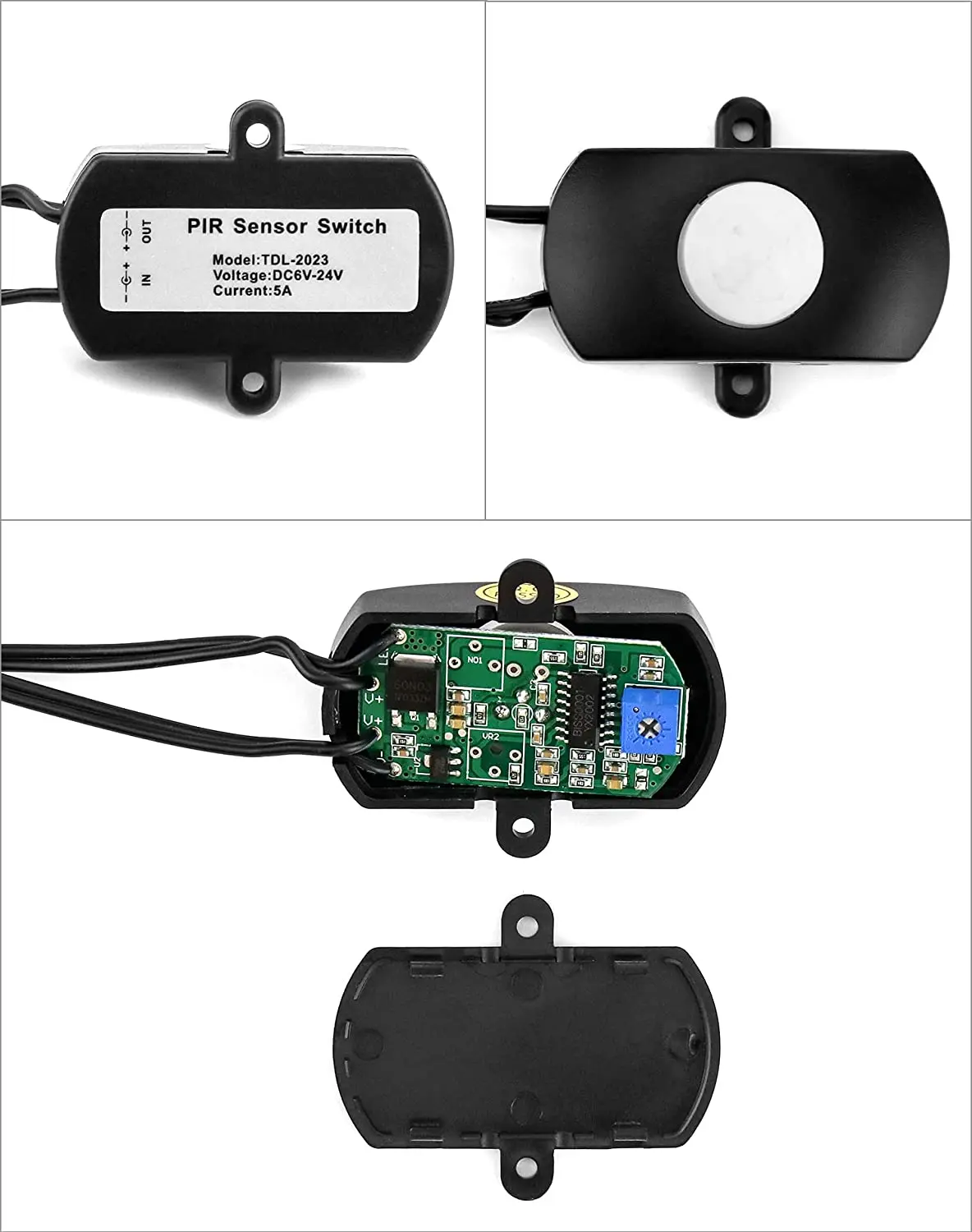 Tdl2023 12v Mini Small Stand Alone Long Range Human Infrared Pir