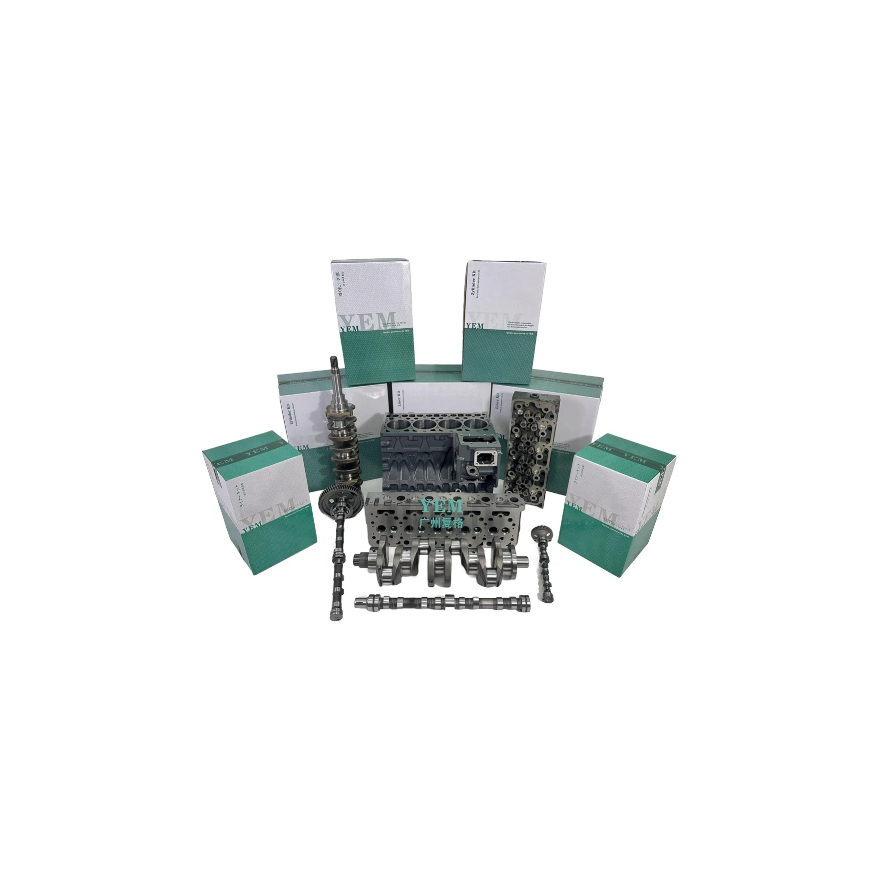 3TN78 3TNA78 3TNB82 3TNB84 Cylinder Block Head Crankshaft Camshaft for Yanmar Heavy Duty Engine Parts