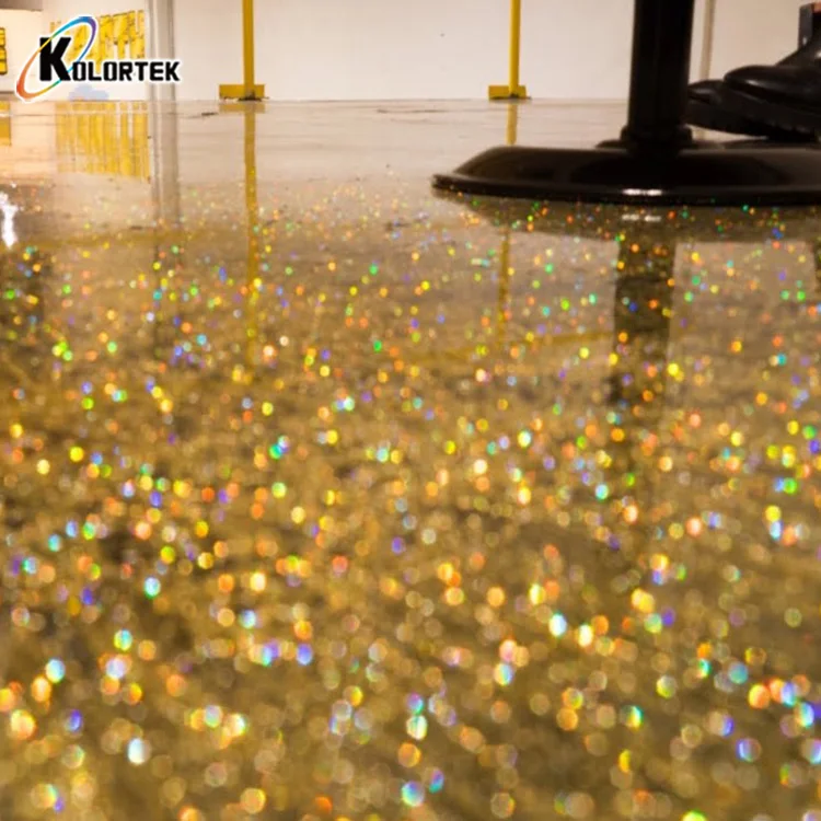 Kolortek Bulk Polyester Glitter Epoxy Floor Coating Resin Glitter - China  Glitter Flakes, Glitter Powder