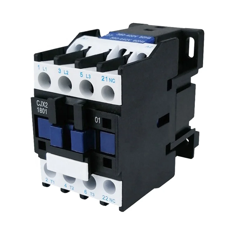 CJX2-1801 Rail Mount AC Contactor - 220V Motor Controller