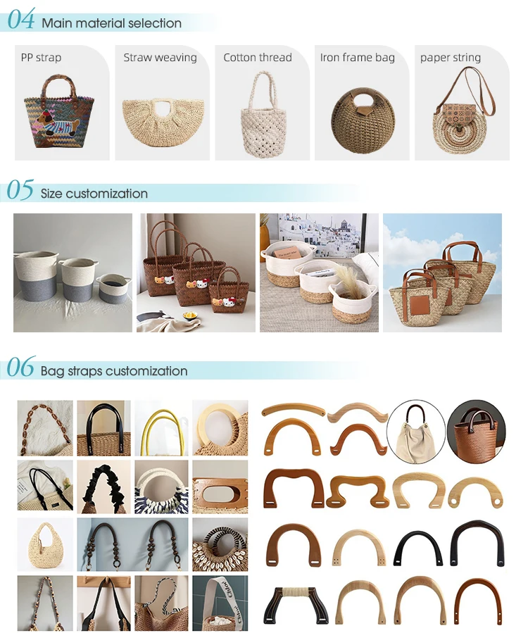 Stylish Eco-Friendly Paper Rope Shoulder Bag