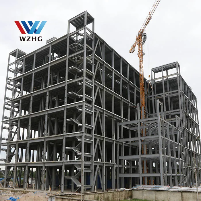 High Rise Construction Prefabricated Steel Structure Shopping Mall Supermarket Building
