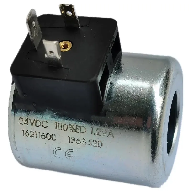 27VDC 12VDC 24VDC Hydraulic Main Pump Winding 16211500 16211600 16211700 16211400 Solenoid Valve Coil for YC85 Excavator