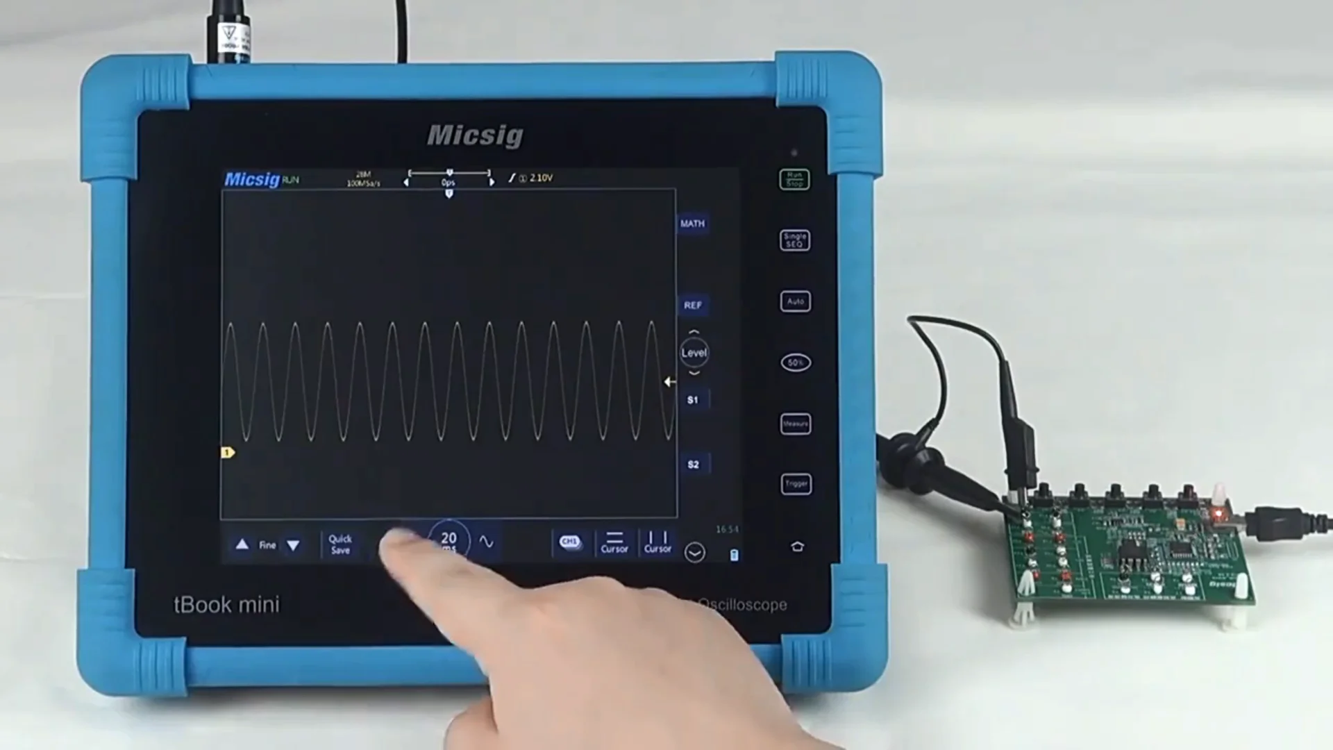 Handheld Portable Osciloscopio100mhz Micsig Oscilloscope Sato1004
