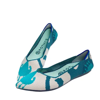Women's Autumn Season San Francisco Design for Casual Shoes Single Soft Insole Slip-On Machine New Release Pointed Flats