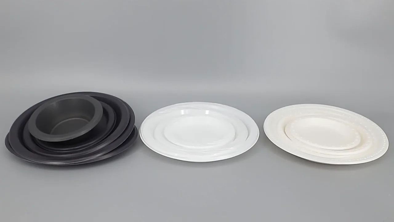 Manufacturer Customize Wholesale 9 Inch White Plastic Disposable Dinner Plates Buy Plastic