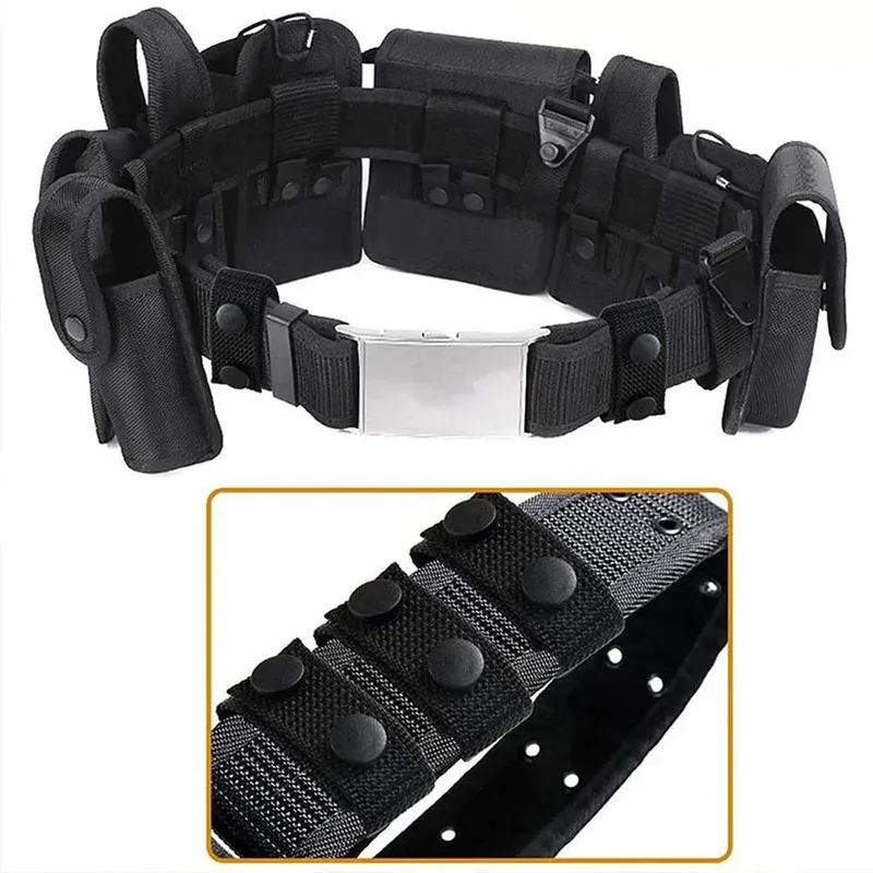 Multipurpose Belt Multifunctional Double Buckle Wide Outdoor Sports Adjustable Durable Camping Hiking Tactic Waist Belt