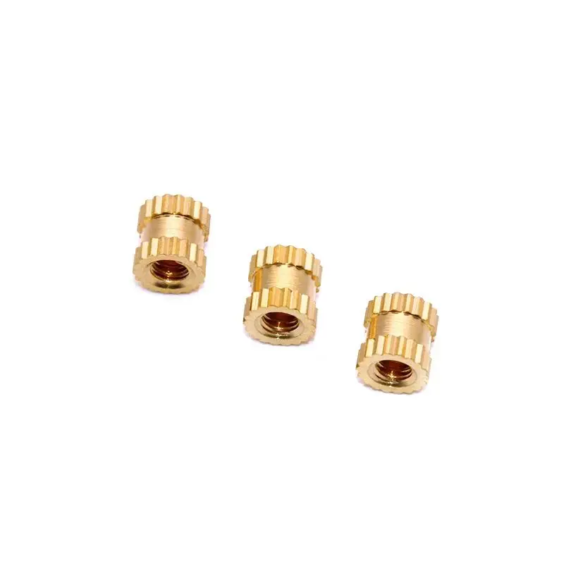 M2 M3 M4 M5 M6 M8 Brass Nut Knurled Thread Inserts Insert Nuts