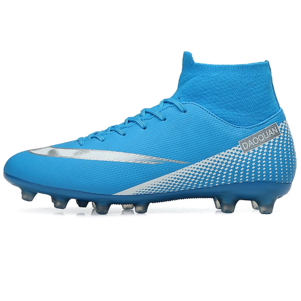 Soccer Shoes Men's Hightop Rubber Studs Sports Football Boots Men's
