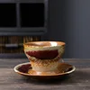 Tasse petite capacité soucoupe volante-rouge vif 120ml