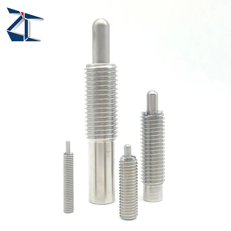 Original Factaory Stainless Steel Long Nose Spring Plunger Ball Plunger Screw