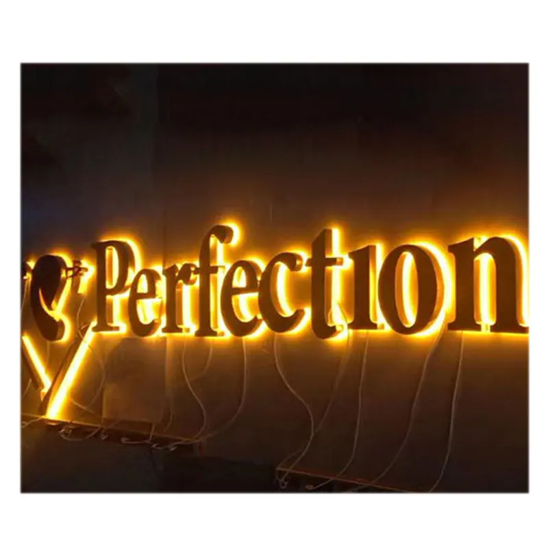 Buy Gold Wall Letters, Metal Letters, Light up Letters, Metal Letters  Outdoor, Gold Letters, Gold Letters for Wall, Large Gold Letters, 3D Sign  Online in India 