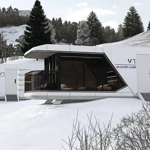 Modern Style Modular Floating Home Prefab Container Hotel Mobile Home with Toilet Houses Prefabricated Homes Modern Low Cost