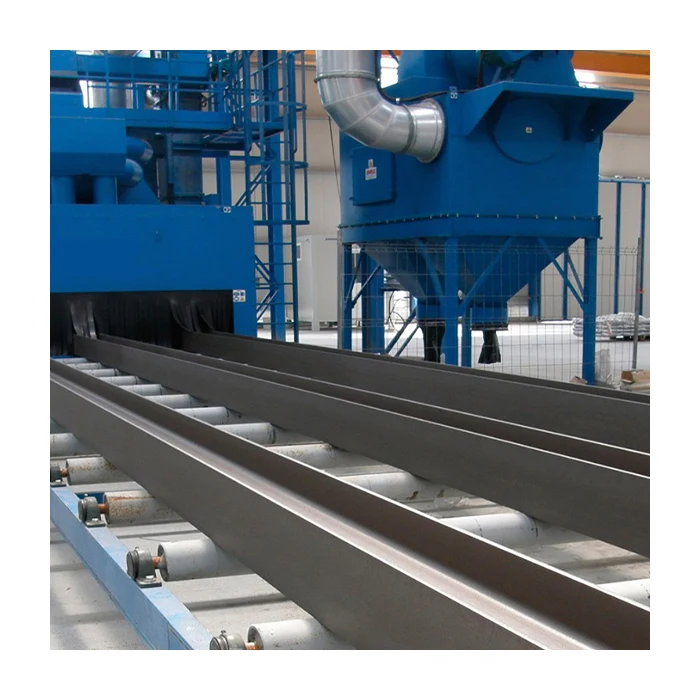 Best Selling Electric PLC-Controlled H Beam Shot Blasting Machine with Steel Shot for Deflashing & Burnishing Good Price